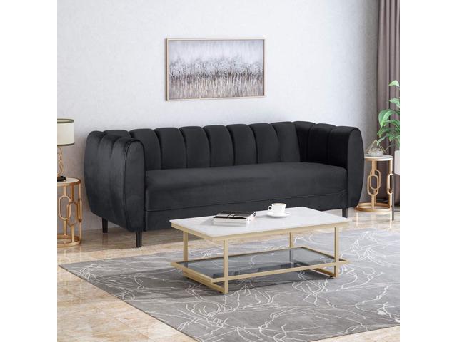 Miranda Velvet 3-Seater Sofa