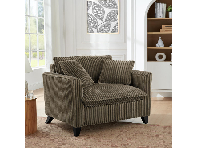 Lazy sofa chair, comfortable single-person sofa chair, with a backrest and soft