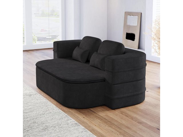 75''2-in-1 Foldable Sofa,Convertible Sleeper Foam Sofa Bed with Multi Functional
