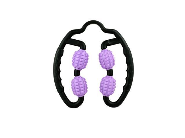 Gemdeck Muscle 4 Wheels Roller Trigger Point Massager Stick Muscle Relieve Leg Neck Arms Waist Sore Back Yoga Workout Exercise