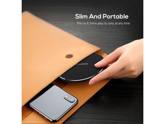 Gemdeck Wireless Charger 10W Max Fast Wireless Charging Pad Fast Charging Pad [2-PACK]
