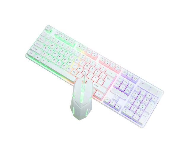 Gemdeck Mechanical Gaming Keyboard, Multi Color RGB Illuminated LED Backlit Wired Keyboard
