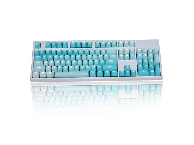 Gemdeck Mechanical Gaming Keyboard, 104 Keys White Backlit Keyboards, USB Wired Keyboard