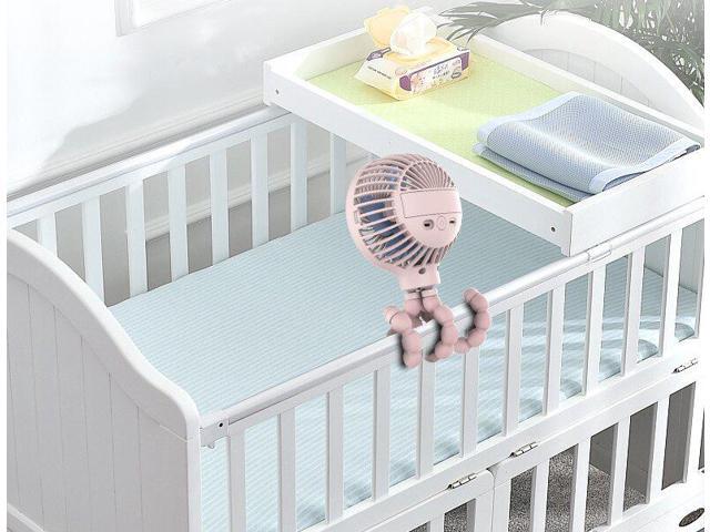 Gemdeck Small Portable Fan Rechargeable and Handheld USB Cooling Fan Mini Stroller Fan Clip-on