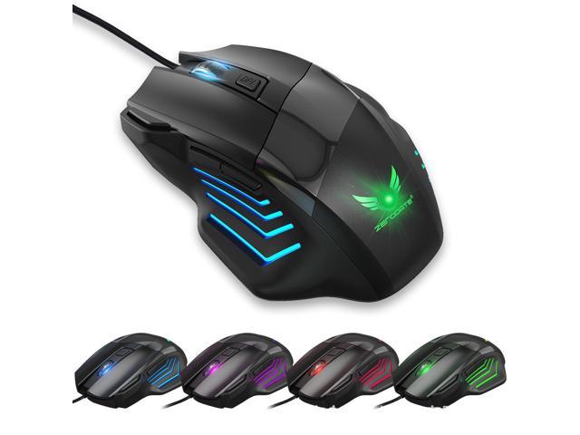 Gemdeck Wired Gaming Mouse RGB Backlit Gamer Computer Mouse Ergonomic USB Mice