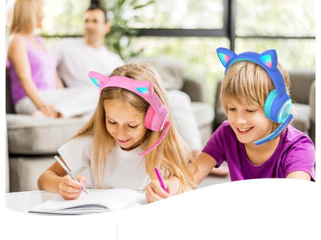 Gemdeck Kids Headphones for School, Volume Control Foldable and Adjustable On-Ear Headphones
