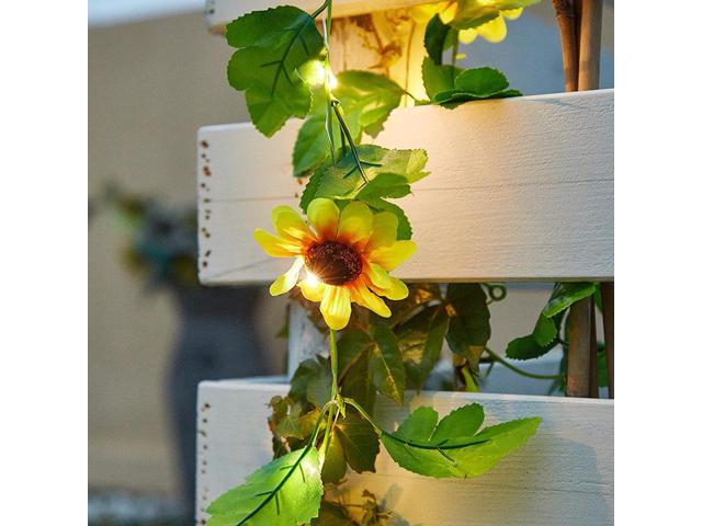 Photos - LED Strip Gemdeck 6.5 ft Sunflower String Lights Ivy Decorative String Lights with 2
