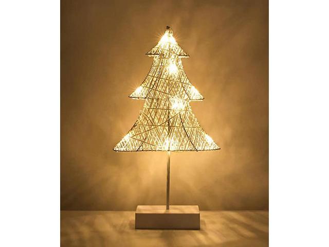 Photos - LED Strip Gemdeck Desktop Christmas Tree Lamp, Battery Cotton Thread Mini Christmas