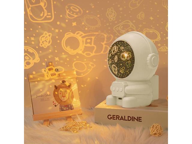 Gemdeck Astronaut Night Light for Kids, Space Star Projector 360, Christmas Birthday Gifts for Children