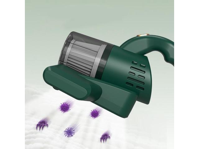 Gemdeck Bed Vacuum Cleaner, Handheld Deep Mattress Cleaner high-Frequency Double Beat UV Mattress Vacuum Cleaner Green