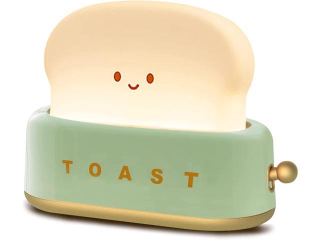 Photos - Light Bulb Gemdeck Desk Decor Toaster Lamp, Rechargeable Lamp with Smile Face Toast B