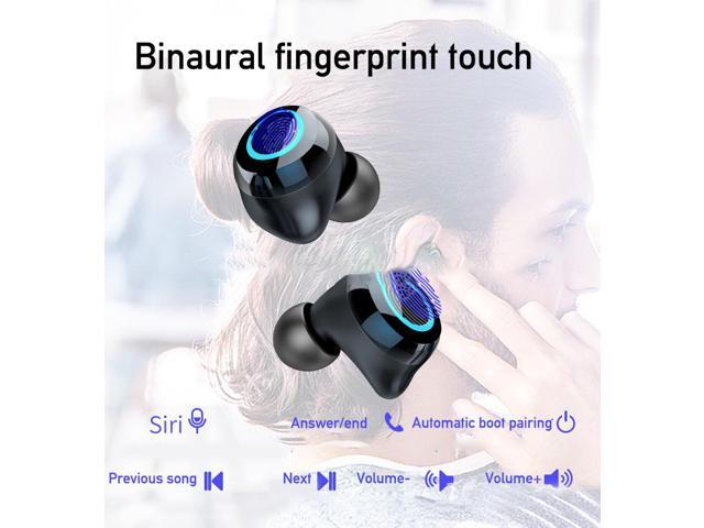 Gemdeck Wireless Earbuds, Bluetooth 5.1 Earbuds Bluetooth Headphones HD Stereo Noise Cancelling Wireless Earphones in Ear with Mic, USB-C Charging...