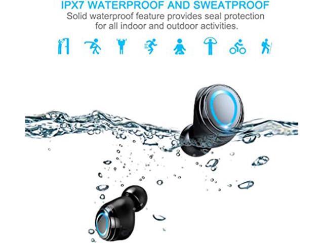 Gemdeck Wireless Earbuds, Bluetooth 5.1 Earbuds Bluetooth Headphones HD Stereo Noise Cancelling Wireless Earphones in Ear with Mic, USB-C Charging...
