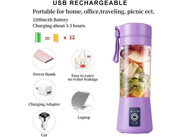 Gemdeck Portable Mini Blender Fruit Mixer Machine Rechargeable Juicer Cup