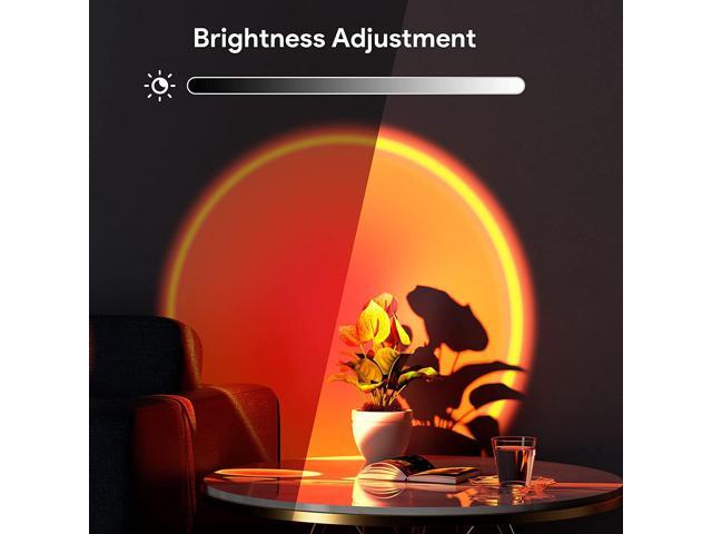 Gemdeck Sunset Lamp Projection Led Lights with Remote, 16 Colors Night Light 360° Rotation Rainbow Lights Gifts for Women