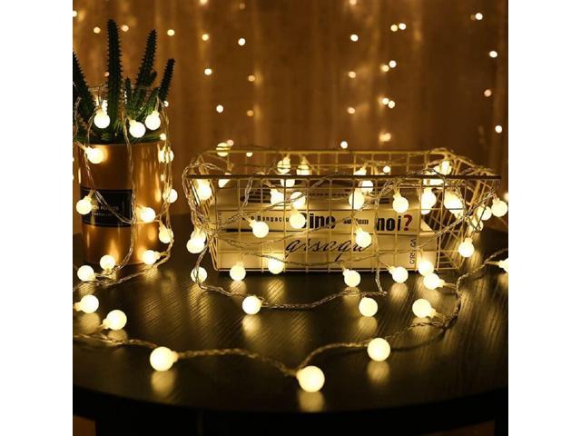 Photos - Chandelier / Lamp Gemdeck Plug in LED String Lights, 6m 40 LED Bulb Warm White Globe Fairy L