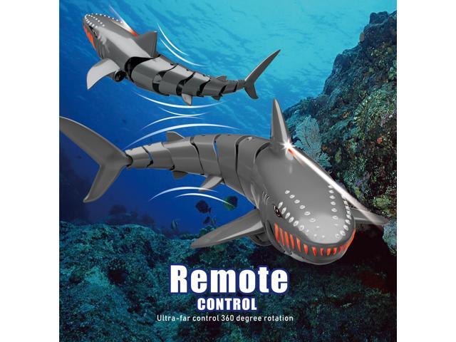Gemdeck Remote Control Electric Toy Waterproof Shark Simulation Prank RC Animal Toy Gift