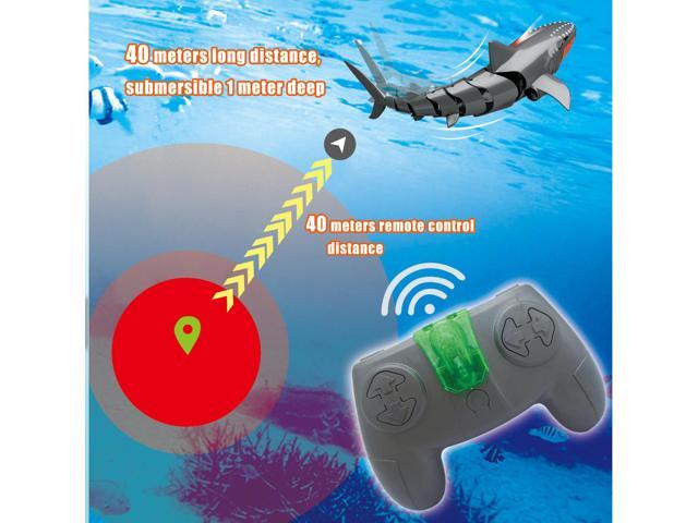 Gemdeck Remote Control Electric Toy Waterproof Shark Simulation Prank RC Animal Toy Gift