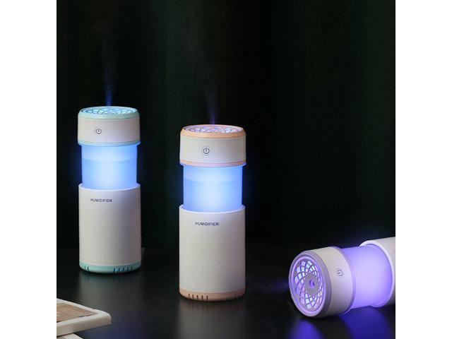 Gemdeck Retractable Humidifiers Air Diffuser Portable Mini Humidifier with Night Light