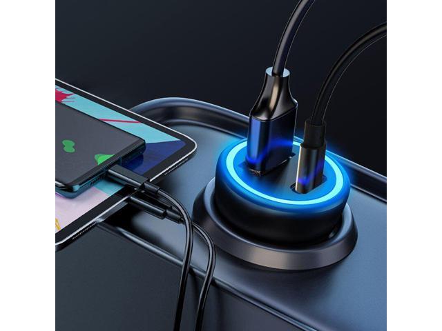 Gemdeck USB C Car Charger 100W Fast Car Charger Super Mini Lighter USB Charger
