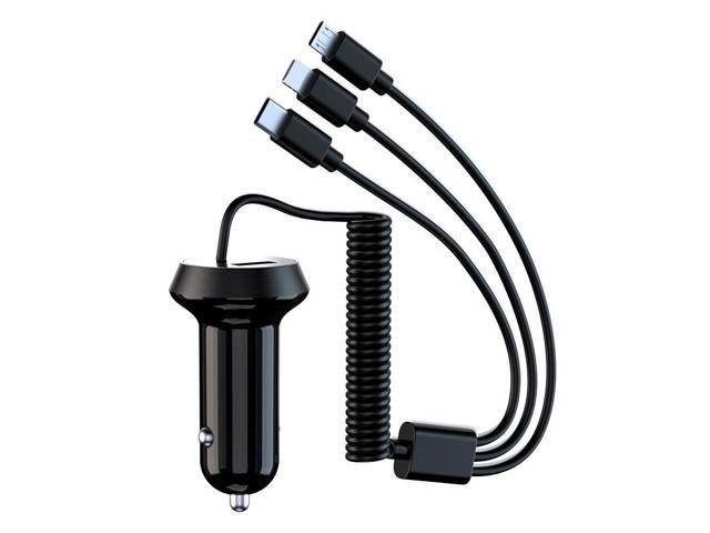 Gemdeck USB C Car Charger Plug and Cable Fast Car Charger USB Adapter