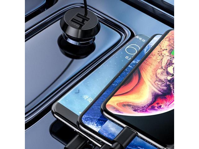 Gemdeck USB C Car Charger Plug and Cable Fast Car Charger USB Adapter