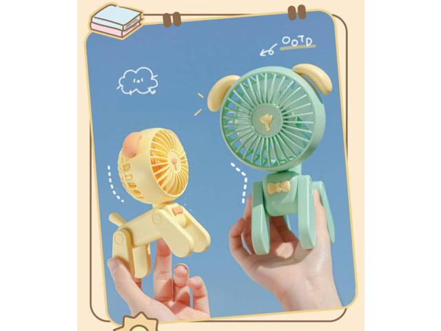 Gemdeck USB Desk Fan Portable Mini Puppy Dog Desk Fan Table Fan