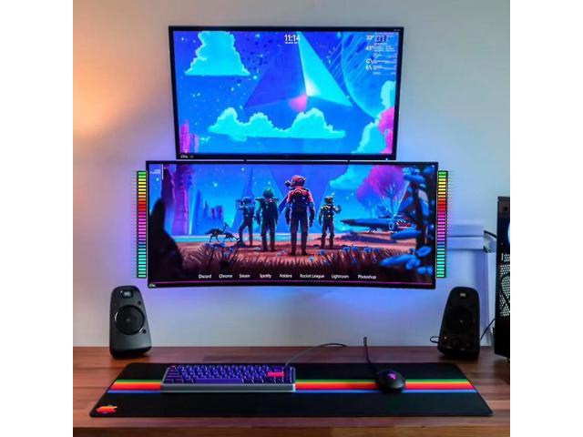 Gemdeck Led Rgb Atmosphere Strip Lights Bar Music Sync Pickup Rhythm Ambient Usb Lamp