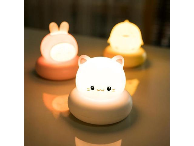 Gemdeck Children's Night Light Bear Baby Nightlight For Home Kid USB Cartoon Led Lamp