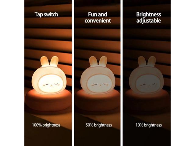 Gemdeck Children's Night Light Bear Baby Nightlight For Home Kid USB Cartoon Led Lamp