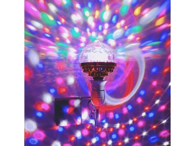 Gemdeck Mini Disco Light Disco Romantic Magic Crystal Ball Lamp Stage Light