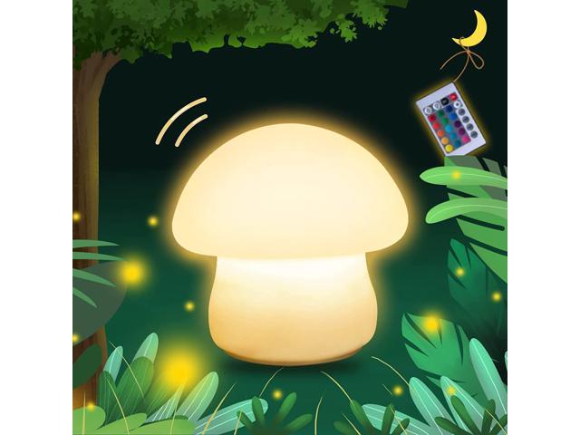 Photos - Chandelier / Lamp Mushroom Lamp, Rechargeable Mushroom Night Light, Multi-Color LED Mushroom