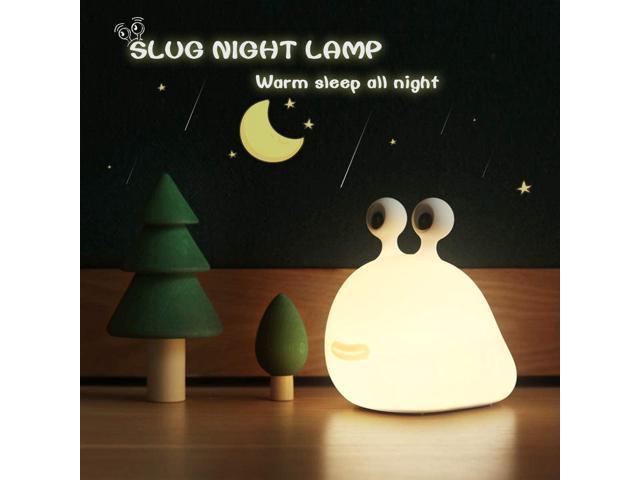 Photos - Chandelier / Lamp Gemdeck Slug Night Light, Silicone Night Light, Cute Animal Lamp for Baby