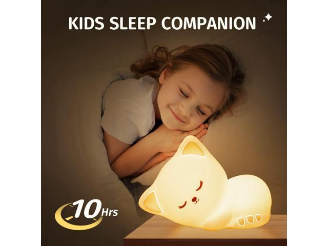 Gemdeck Night Light for Kids Lamp Cat Lamp, 16 Colors Cute Night Light for Kids Night Light