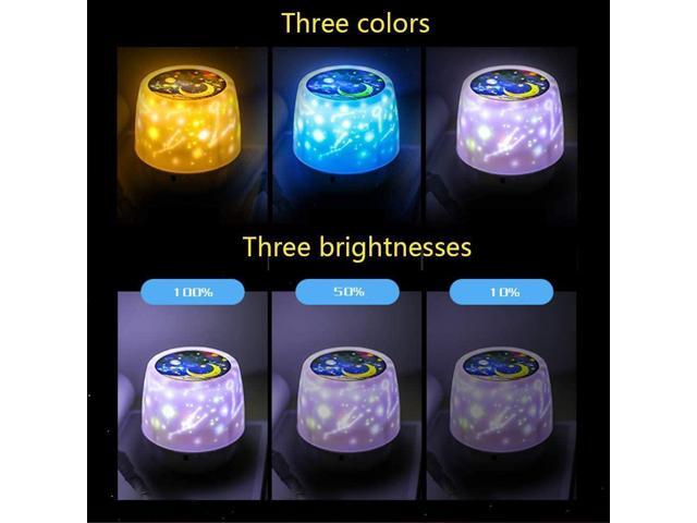 Gemdeck Night Lights for Kids, Multifunctional Night Light Star Projector Lamp for Decor