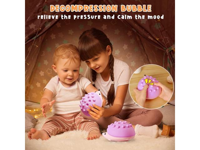 Gemdeck Silicone Hedgehog Night Light, Night Light for Kids Room,Silicone Touch Lamp