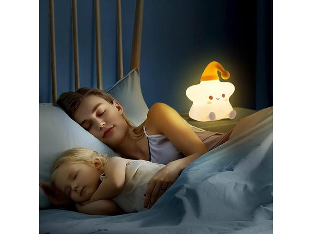 Gemdeck Silicone Cute Stars Night Light, Baby Star Night Light, Battery Night Light Lamp