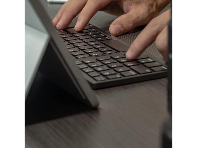 Gemdeck Ultra Slim Pocket Foldable Bluetooth Wireless Keyboard with Touchpad