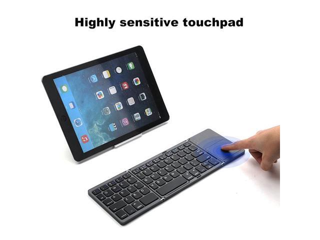 Gemdeck Ultra Slim Pocket Foldable Bluetooth Wireless Keyboard with Touchpad