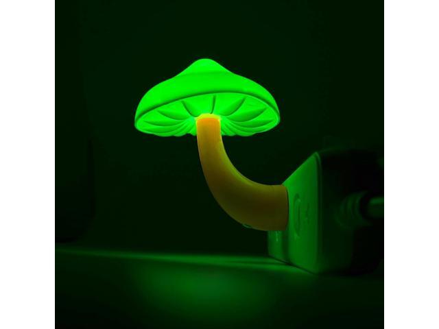 Gemdeck Mushroom Night Light, Plug-in LED Night Light, Wall Based Mushroom Lamp for Room