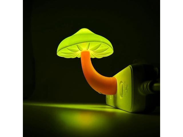 Gemdeck Mushroom Night Light, Plug-in LED Night Light, Wall Based Mushroom Lamp for Room