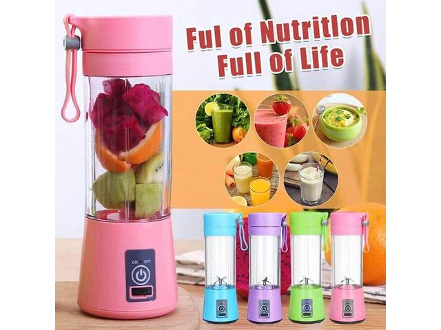 Gemdeck Portable Electric Juicer Cup, Usb Rechargeable Portable Blender,Automatic Household Electric Juicer