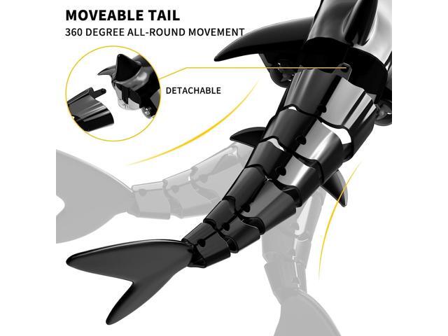 Gemdeck 2.4Ghz Remote Control Shark Toys for Kids, Electric RC Simulation Shark Fish Toys