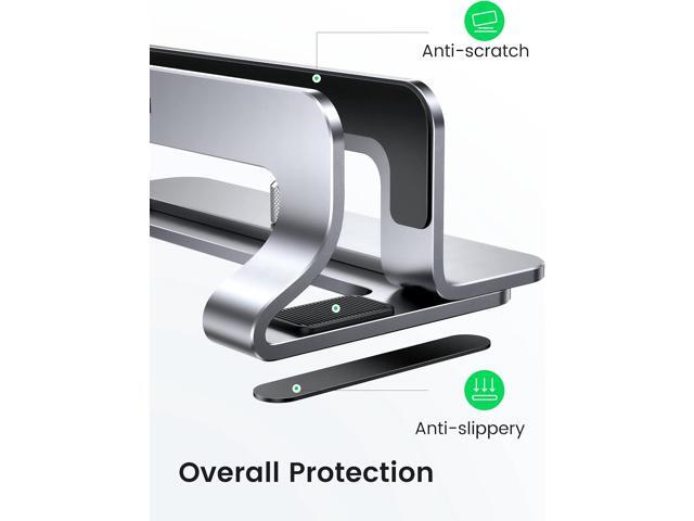 UGREEN Vertical Laptop Stand Dock Aluminum Compatible with MacBook Pro, MacBook Air Laptop Holder for Desk Vertical Adjustable for Up to 17.3 Inch...