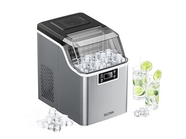 Photos - Other kitchen appliances Silonn Countertop Ice Maker, 45lbs Per Day, 24Pcs Ice Cubes in 13 Min, 2 W
