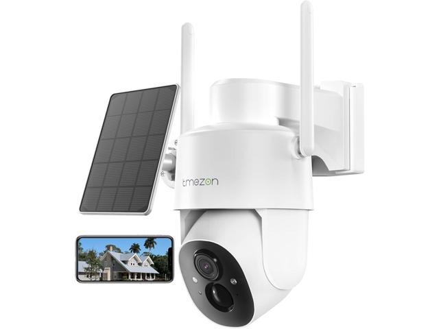 Photos - Surveillance Camera TMEZON Wireless Security Camera Outdoor, 2K Solar Security Camera with Pan
