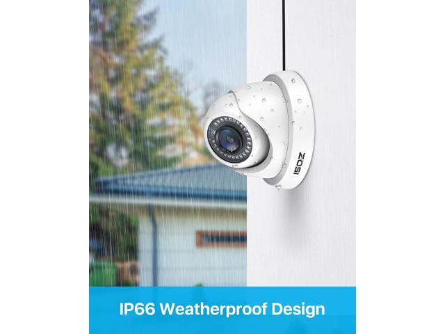 ZOSI 2Pack 2.0MP HD 1080P Security Cameras Kit, 80ft Night Vision, Indoor Outdoor Home CCTV Dome Cameras for 1080P/5MP/4K HD-TVI Analog DVR System