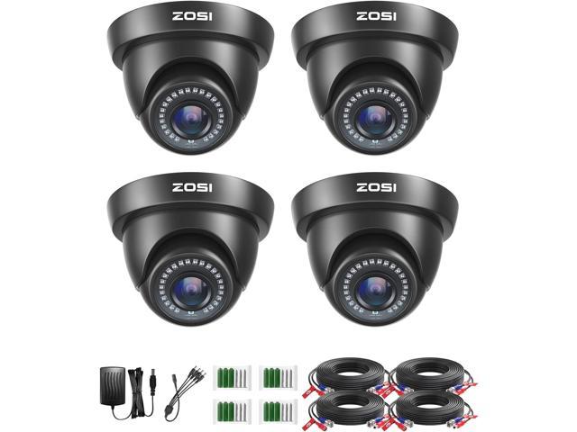 Photos - Surveillance Camera ZOSI 4 Pack 1080P 1920TVL HD-TVI Dome Security Cameras Indoor Outdoor Home