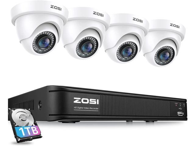 Photos - Surveillance Camera ZOSI 1080P H.265+ Home Security Camera System, 5MP Lite 8 Channel Surveill