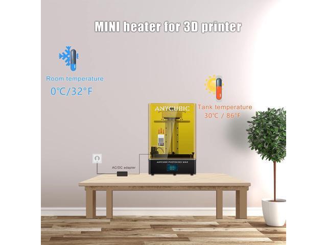 Mini Heater for 3D Printer, Resin 3D Printer Temperature Controller 100W Heating Thermostat Temp Control for LCD DLP 3D Printers